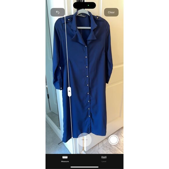 NWOT Pomander Place Admiral Blue Anderson Dress, Med $198 - Picture 10 of 11